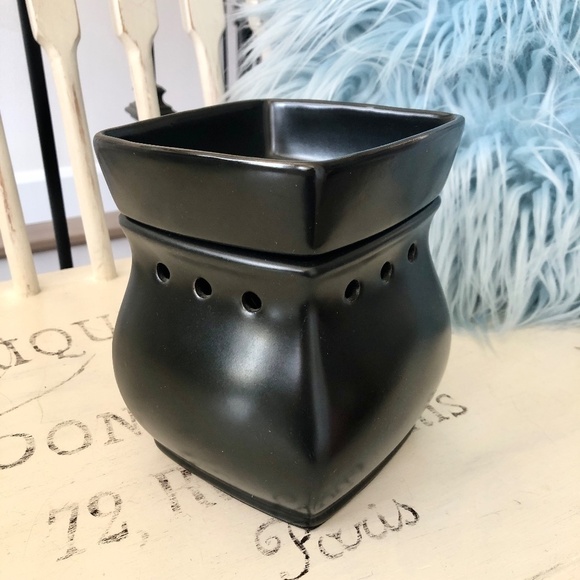 Scentsy, Classic Curve, SATIN BLACK, Full Size, Warmer, RETIRED - Picture 1 of 14